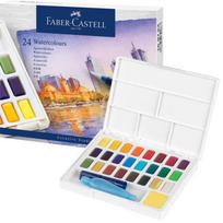 Faber-Castell - Watercolours in pans 24ct set (169724)