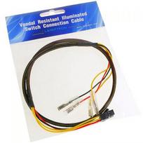 3m kabliukai - Laidas Lamptron Button Switche Connection Cable 300mm - 2 nuotrauka