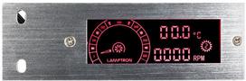 rgb controller - LED apšvietimo valdiklis Lamptron TC20 Fan Speed Displayer&RGB LED Controller Silver - 2 nuotrauka