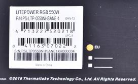maitinimo blokas 550w - Thermaltake Litepower RGB PSU 550W - 14 nuotrauka