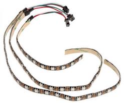 LED juostelė su priklijuojamu tvirtinimu Lamptron FlexLight Multi LED Strips Programmable Kit + IR Remote