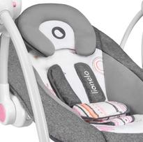 lionelo supynes - Lionelo gultukas - supynės "Ruben", Stone Grey Rose - 4 nuotrauka