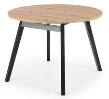 isskleidziamas stalas azuolas - Halmar Ruben, juodas/ąžuolo, 1020 - 1420 mm x 1020 mm x 730 mm - 2 nuotrauka