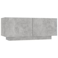 Naktinis staliukas VLX 3082769 2 pcs, pilkas, 100x35x40 cm