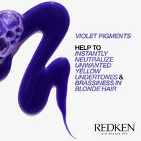 violetinis sampunas - Redken Color Extend Blondage Color Depositing Purple Shampoo 300ml - 2 nuotrauka