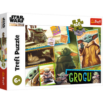 star wars grogu - Dėlionė Trefl Mandalorian 15411, 160 vnt. - 1 nuotrauka