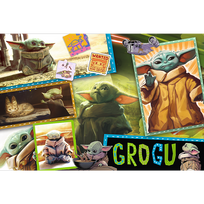 star wars grogu - Dėlionė Trefl Mandalorian 15411, 160 vnt. - 2 nuotrauka