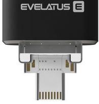 flash 64 usb atmintines - Evelatus USB Flash 4in1 64GB Black - 3 nuotrauka