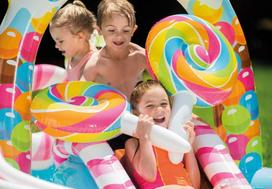 pripuciama aikstele intex - Pripučiama žaidimų aikštelė Intex Candy Zone, 295x191x130 cm - 2 nuotrauka