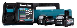 Akumuliatorių ir įkroviklio komplektas MAKITA 40V Max XGT 2x2,5Ah