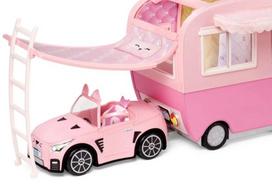 didele lele - Žaislinis automobilis MGA Na! Na! Na! Surprise Kitty-Cat Camper - 4 nuotrauka