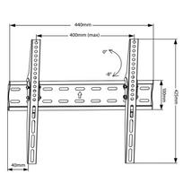 vesa 400x400 - Maclean, 26-55", 40 kg - 4 nuotrauka