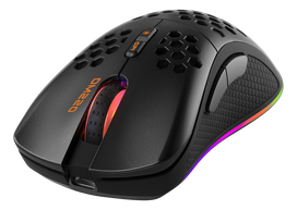 400 hz - Pelė DELTACO GAMING 70g, RGB, SPCP6651, 400-6400 DPI, 1000 Hz, juoda / GAM-120 - 2 nuotrauka