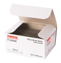 vinys 16ga - Vinys dailylentėms Makita 16 GA F-33948, 32 mm x 1.6 mm - 2 nuotrauka