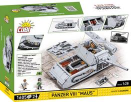 konstruktorius cobi - Konstruktorius Cobi Historical Collection Panzer VIII Maus, 1675 vnt. - 4 nuotrauka