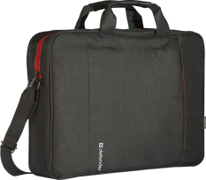 laptop dekl - Nešiojamų kompiuterių krepšys Defender Geek Laptop Bag, juoda, 15.6" - 1 nuotrauka