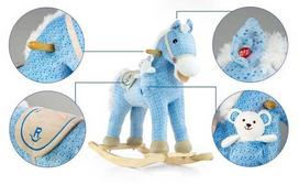 poni arkliukas - Milly Mally Rocking Horse Pony Blue - 8 nuotrauka