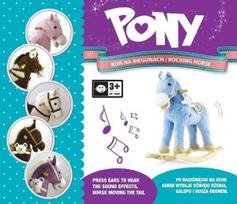 poni arkliukas - Milly Mally Rocking Horse Pony Blue - 9 nuotrauka