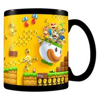 Puodelis Pyramid International Super Mario Gold Coin Rush, juoda, 315 ml