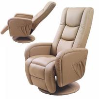 masazo foteliai - Fotelis Halmar Pulsar Beige, 85x68x85 cm - 3 nuotrauka