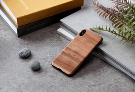 iphone xs max deklas - Man&Wood Cappuccino Back Case For Apple iPhone XS Max Black - 3 nuotrauka