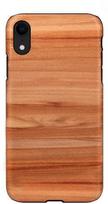 Man&Wood Cappuccino Back Case For Apple iPhone XR Black/Brown