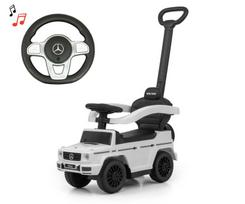 paspiriamoji masinele mercedes - Paspiriamas automobilis Milly Mally Mercedes G350D, baltas - 2 nuotrauka