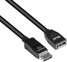 displayport 1.4 kabelis - Laidas Club 3D DisplayPort Cable Extension CAC-1023, juoda, 3 m - 1 nuotrauka