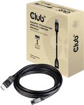 displayport 1.4 kabelis - Laidas Club 3D DisplayPort Cable Extension CAC-1023, juoda, 3 m - 3 nuotrauka