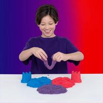 kinetinis smelis - Kinetic Sand - Rainbow Mix Set - 10 nuotrauka