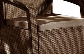 keter corfu - Keter Corfu Duo Garden Chair Set Brown - 4 nuotrauka