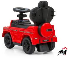 paspiriami automobiliai -  Milly Mally Mercedes G350, raudonas - 4 nuotrauka