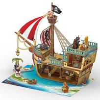 3d deliones laivas - 3D dėlionė Cubicfun Pirates 10829898, 157 vnt. - 2 nuotrauka