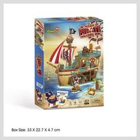 3d deliones laivas - 3D dėlionė Cubicfun Pirates 10829898, 157 vnt. - 3 nuotrauka