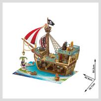 3d deliones laivas - 3D dėlionė Cubicfun Pirates 10829898, 157 vnt. - 5 nuotrauka