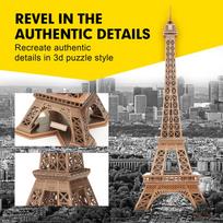 cubicfun 3d puzzle - 3D dėlionė National Geographic Paris, 80 vnt. - 6 nuotrauka