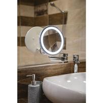veidrodziai voniai su apsvietimu - Veidrodis Adler Bathroom AD 2168, su apšvietimu, su siurbtuku, 20 cm x 20 cm - 7 nuotrauka