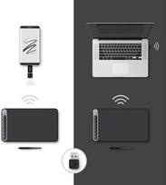 graphic tablet - Huion Q620M - 7 nuotrauka