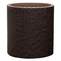 Keter Large Cylinder Planter Brown