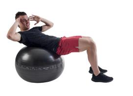 gimnastikos kamuolys 65 cm - Kamuolys Pure2Improve P2I200070, pilkas, 650 mm - 2 nuotrauka