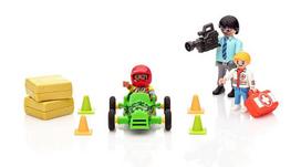 zaislas gydytojo - Playmobil PLAYMOBIL 70919 ANTIS ON IŠKVIETIMAS – Greitosios pagalbos gydytojo veiksmai. Padėkite lenktynininkui!, statybinis žaislas - 3 nuotrauka