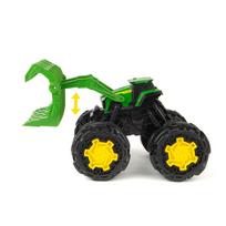 modeliukai traktoriai - Žaislinis traktorius John Deere Rev Up, žalia - 4 nuotrauka
