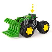 modeliukai traktoriai - Žaislinis traktorius John Deere Rev Up, žalia - 6 nuotrauka
