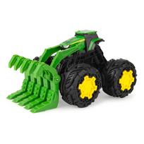 modeliukai traktoriai - Žaislinis traktorius John Deere Rev Up, žalia - 7 nuotrauka