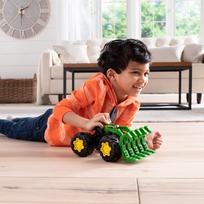 modeliukai traktoriai - Žaislinis traktorius John Deere Rev Up, žalia - 10 nuotrauka