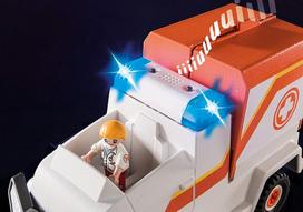 greitosios pagalbos automobiliu - PLAYMOBIL Greitosios pagalbos automobilis, 70916 - 5 nuotrauka