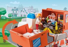 greitosios pagalbos automobiliu - PLAYMOBIL Greitosios pagalbos automobilis, 70916 - 6 nuotrauka