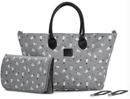 Krepšys KinderKraft Shopper Bag Mommy Grey