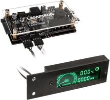 LED apšvietimo valdiklis Lamptron TC20 Fan Speed Displayer&RGB LED Controller Black