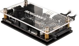 fan controller - LED apšvietimo valdiklis Lamptron TC20 Fan Speed Displayer&RGB LED Controller Black - 3 nuotrauka